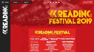 Reading Festival | 23 — 25 August, Richfield Avenue