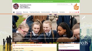 School Admissions Appeals Service | Leeds for Learning