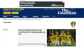 Leeds United | Football | The Guardian