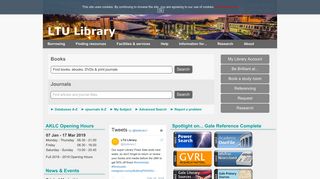 Library Home - Leeds Trinity University