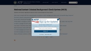 National Instant Criminal Background Check System (NICS) | Bureau ...