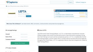 LEFTA Reviews and Pricing - 2019 - Capterra