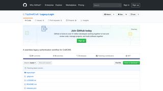 GitHub - TopShelfCraft/Legacy-Login: A seamless legacy ...