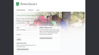 Family Legacy Online System - Family Legacy Sign In