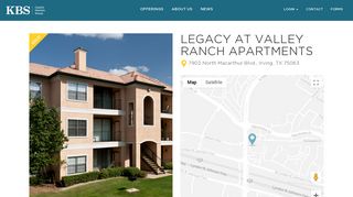Legacy at Valley Ranch Apartments - KBS – Capital Markets Group