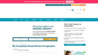 My Completely Honest Review of Legacybox - Money Saving Mom ...