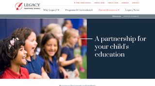 Parent Resources | District | Legacy Traditional Schools