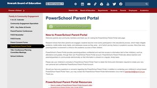 PowerSchool Parent Portal - Newark Public Schools
