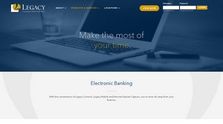 electronic banking - Legacy Credit Union