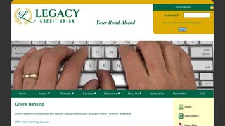 Legacy Credit Union - Online Banking