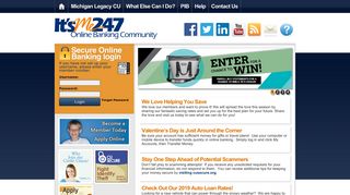 Michigan Legacy CU | Online Banking Community