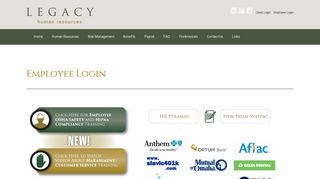 Employee Login - Legacy Human Resources