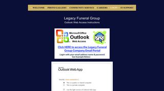 Legacy Funeral Group ~ Employee Login ::...