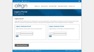 Legacy Portal - Aliign
