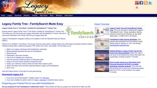 FamilySearch - Legacy Family Tree Genealogy Software