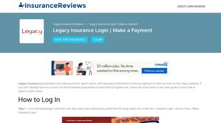 Legacy Insurance Login | Make a Payment - Insurance Reviews
