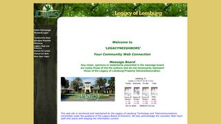 Legacy of Leesburg - Home Page