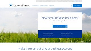 Welcome to LegacyTexas - Business Banking | LegacyTexas