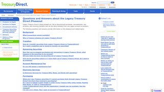 Individual - Questions and Answers about the Legacy Treasury Direct ...