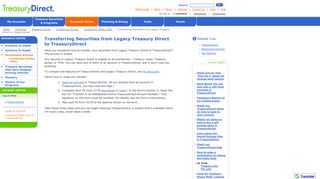 Individual - Transferring Securities from Legacy Treasury Direct to ...