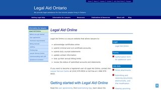 Legal Aid Online | Legal Aid Ontario - Aide juridique Ontario