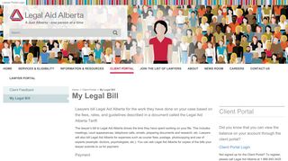 My Legal Bill - Legal Aid Alberta