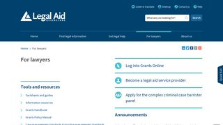 For lawyers - Legal Aid Queensland