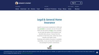 Legal and General Home Insurance | comparethemarket.com