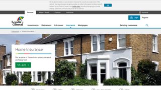 Home Insurance | Get a House Insurance quote | Legal & General
