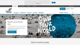 Stocks and Shares ISA - Invest Today | Legal & General