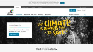 Investments - Start investing with us | Legal & General