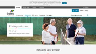 Existing Customers | Retirement | Legal & General
