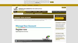 Legal & General - Manage your account