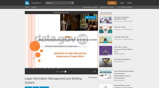 Legal Information Management and Briefing System - SlideShare