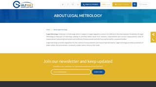 About Legal Metrology - Gulfmet