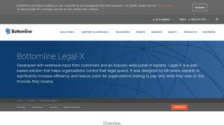 Bottomline Legal-X | Bottomline Technologies