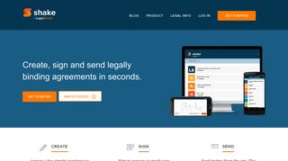 Shake by LegalShield - Free Legal Agreements