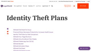 Identity Theft Plans | LegalShield