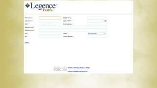 Legence Bank - Online Banking - myebanking.net