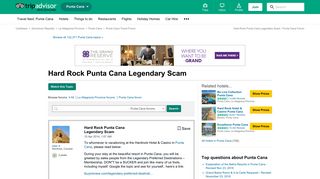 Hard Rock Punta Cana Legendary Scam - Punta Cana Forum - TripAdvisor
