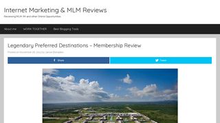 Legendary Preferred Destinations Membership Review
