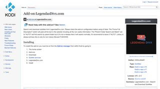 Add-on:LegendasDivx.com - Official Kodi Wiki