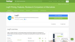 LegFi Pricing, Features, Reviews & Comparison of Alternatives ...