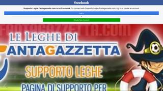 Supporto Leghe.Fantagazzetta.com - Home | Facebook