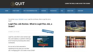 Legit Flex Job Review. What is Legit Flex Job, a ... - Quit That Day Job!