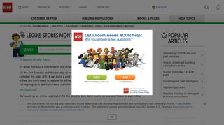 LEGO® Stores Monthly Mini Builds - Help Topics - service LEGO.com