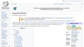 Legends of Chima - Wikipedia