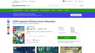 LEGO Legends of Chima: Laval's Adventure Game Review