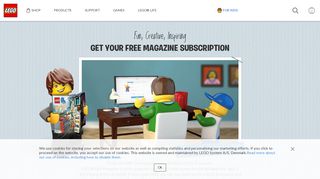Sign Up Page - Lego