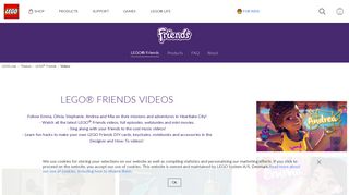 See LEGO® Friends videos and full episodes around and inside ...